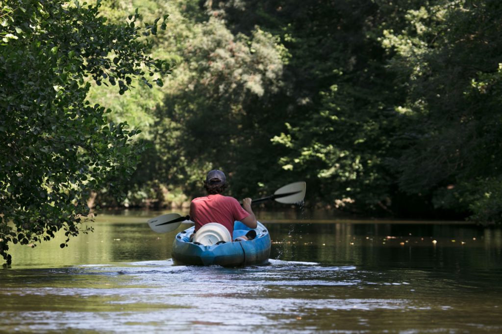 Canoë sur l'Anglin ©Tripinwild