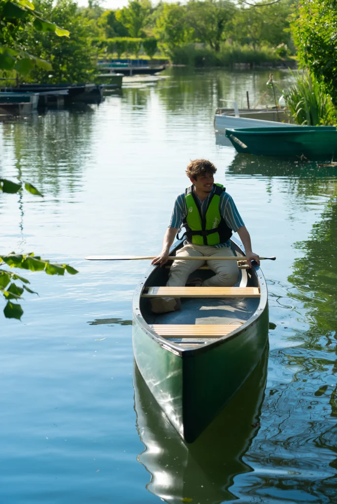 Marais de Bourges en barque @ Les Coflocs