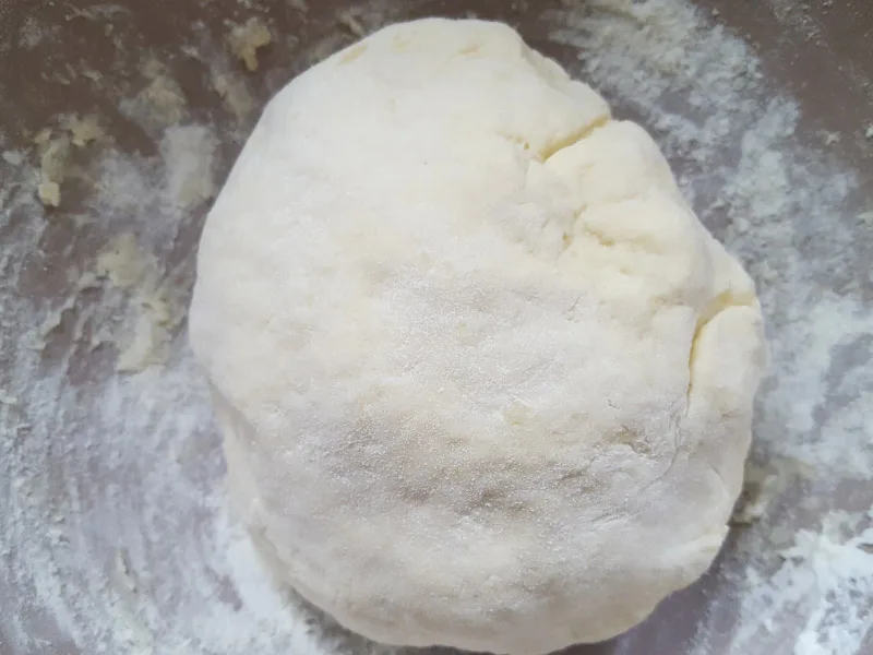 Une boule de pâte 