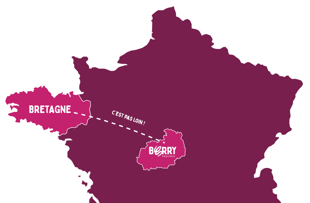 Carte France Berry - Bretagne2