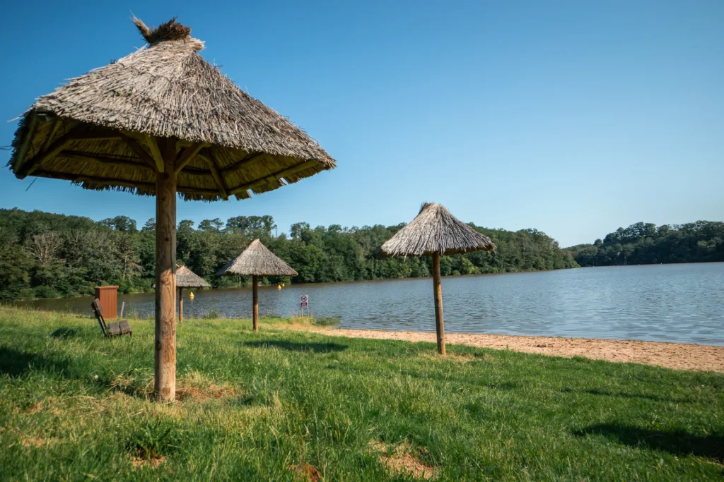 Plage du Lac de Sidiailles