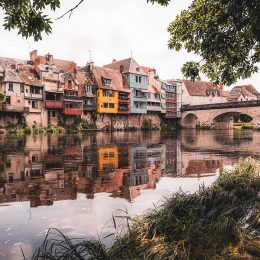 Vue sur les maisons à galeries d'Argenton sur Creuse- ©Lezbroz