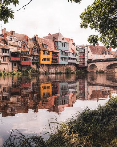 Vue sur les maisons à galeries d'Argenton sur Creuse- ©Lezbroz